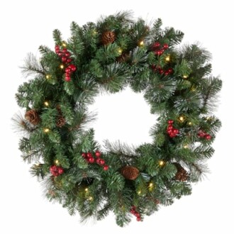 National Tree Company Pre-Lit Christmas Wreath